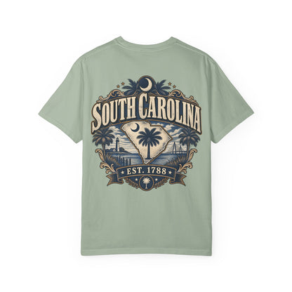 South Carolina Established 1788 Unisex Comfort Color 1717 Streetwear Graphic Tee