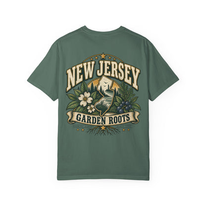 New Jersey Garden Roots Unisex Comfort Color 1717 Streetwear Graphic Tee