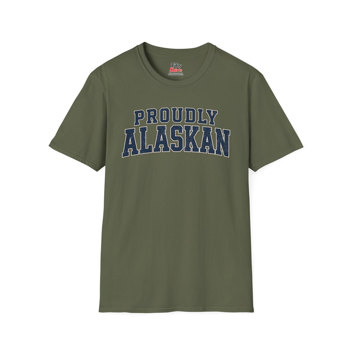 Proudly Alaskan Alaska Unisex Softstyle T Shirt State Name Graphic Tee