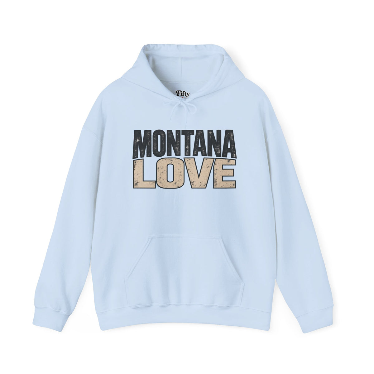 Montana Love Unisex Hoodie State Name Graphic
