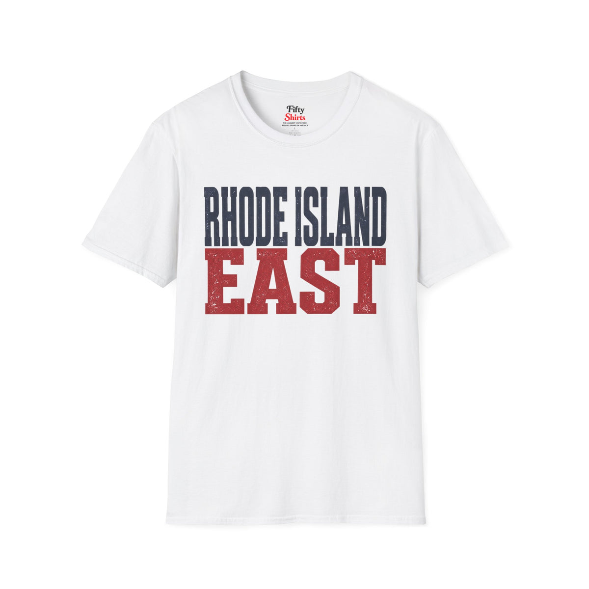 Rhode Island East Unisex Softstyle T Shirt State Name Graphic Tee