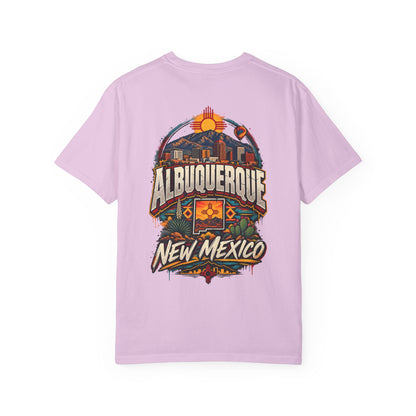Albuquerque New Mexico Unisex Comfort Color 1717 Streetwear Graphic Tee