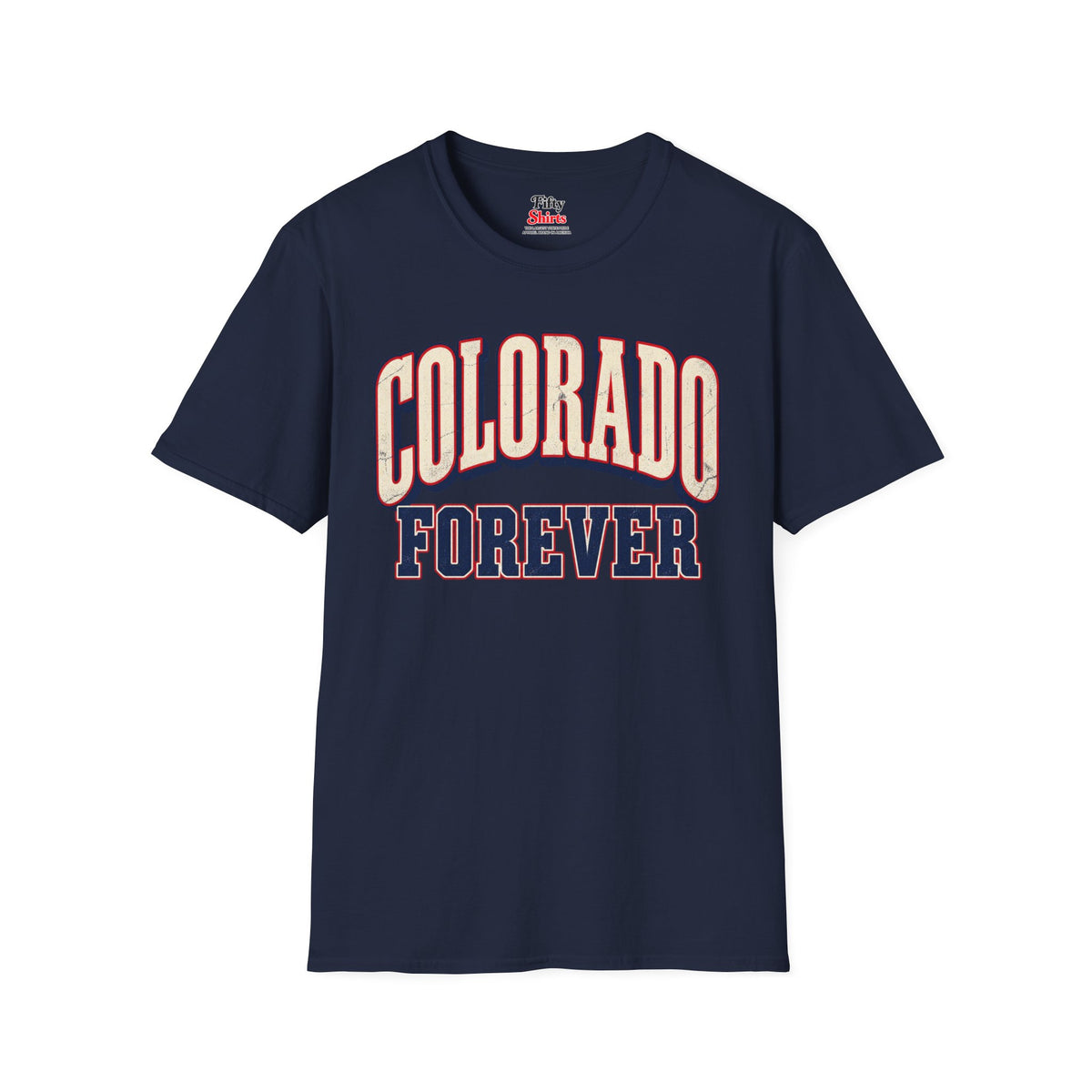 Colorado Forever Unisex Softstyle T Shirt State Name Graphic Tee