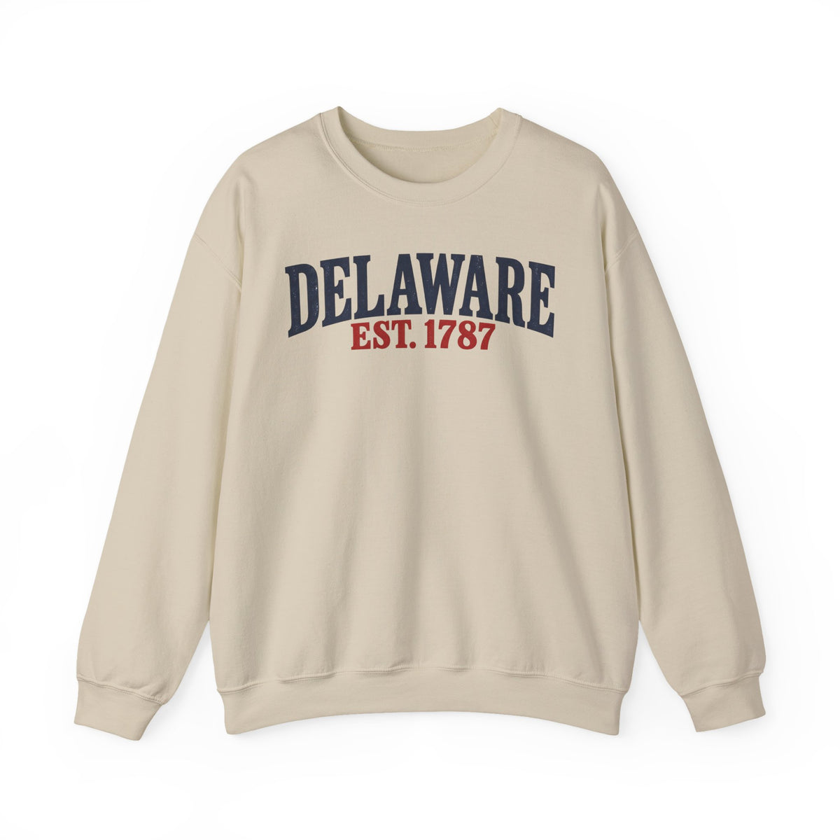 Delaware EST 1787 Unisex Crewneck Sweatshirt State Name Graphic