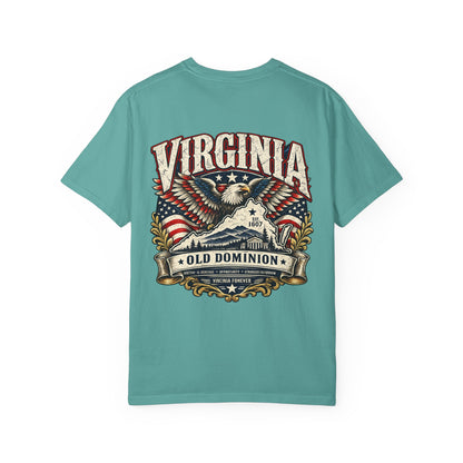 Virginia Old Dominion Unisex Comfort Color 1717 Streetwear Graphic Tee
