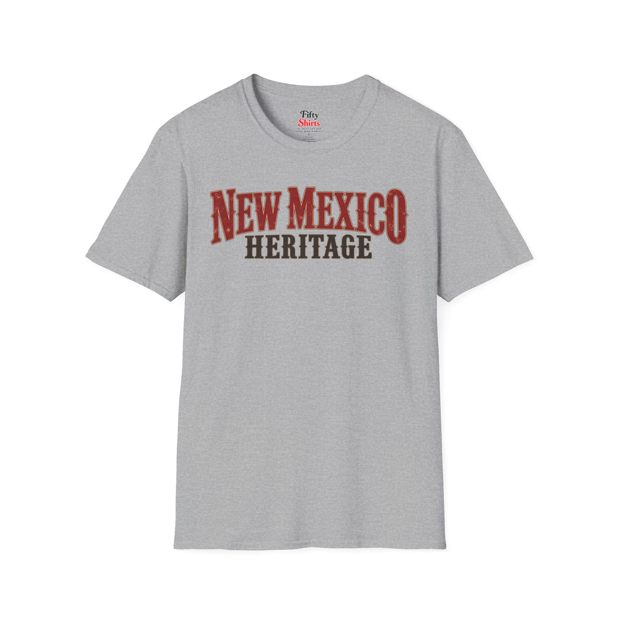 New Mexico Heritage Unisex Softstyle T Shirt State Name Graphic Tee