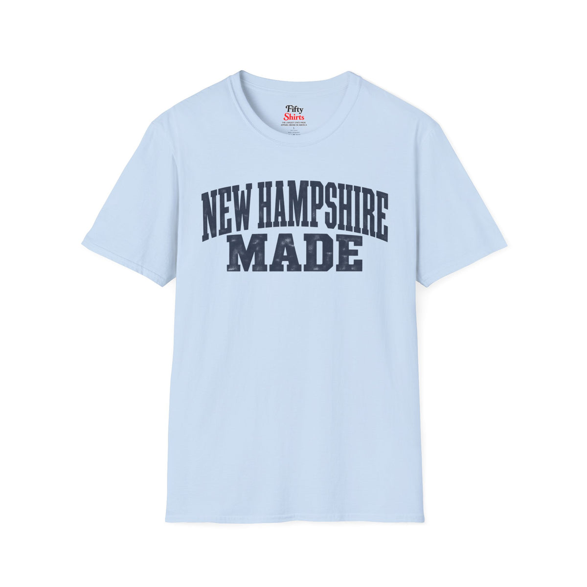New Hampshire Made Unisex Softstyle T Shirt State Name Graphic Tee