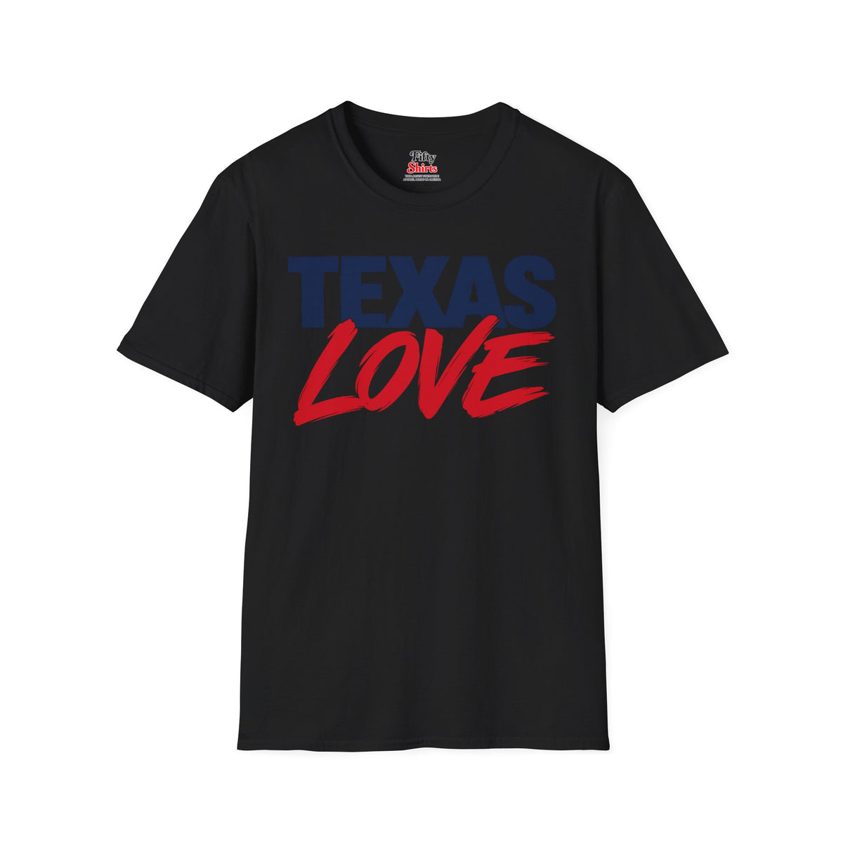 Texas Love Unisex Softstyle T Shirt State Name Graphic Tee