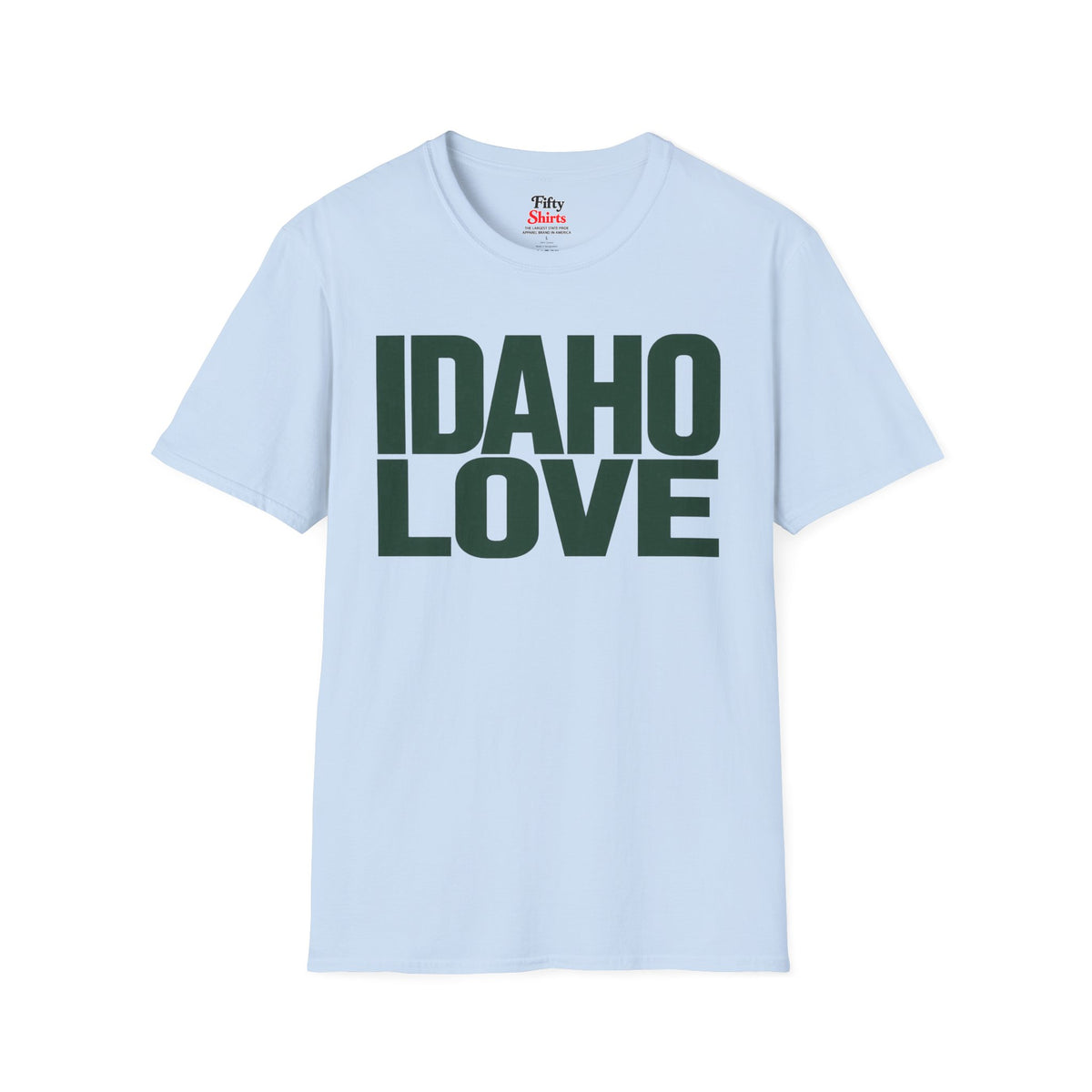 Idaho Love Unisex Softstyle T Shirt State Name Graphic Tee