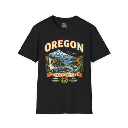 Oregon Beaver State Adventure Unisex Softstyle T Shirt State Pride Graphic Tee Collections FS03