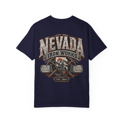 Nevada Iron Works Unisex Comfort Color 1717 Streetwear Graphic Tee