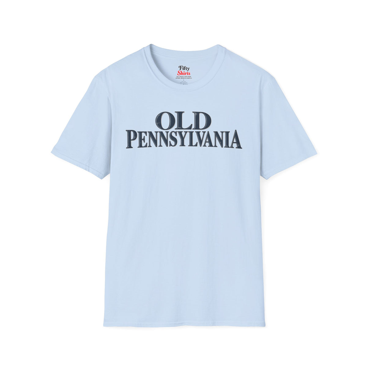 Old Pennsylvania Unisex Softstyle T Shirt State Name Graphic Tee