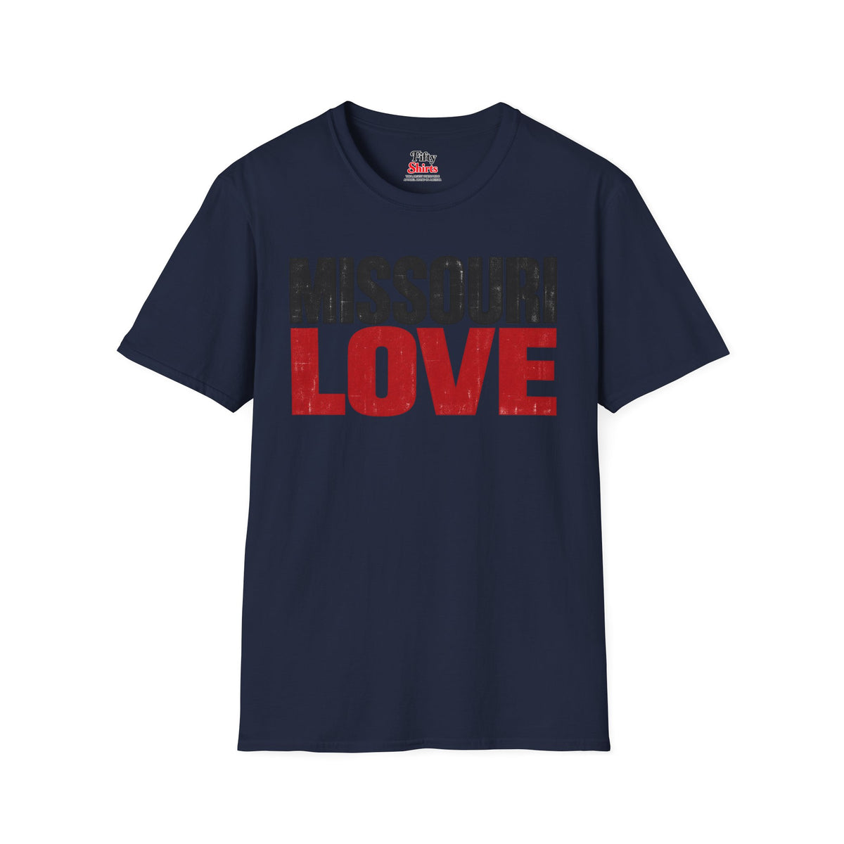 Missouri Love Unisex Softstyle T Shirt State Name Graphic Tee