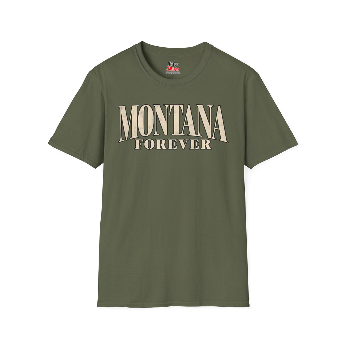 Montana Forever Unisex Softstyle T Shirt State Name Graphic Tee