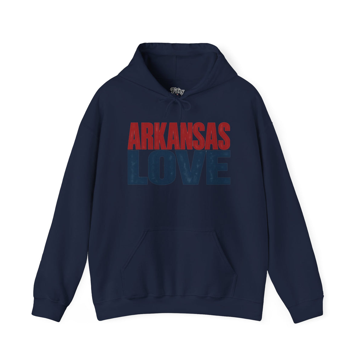 Arkansas Love Unisex Hoodie State Name Graphic