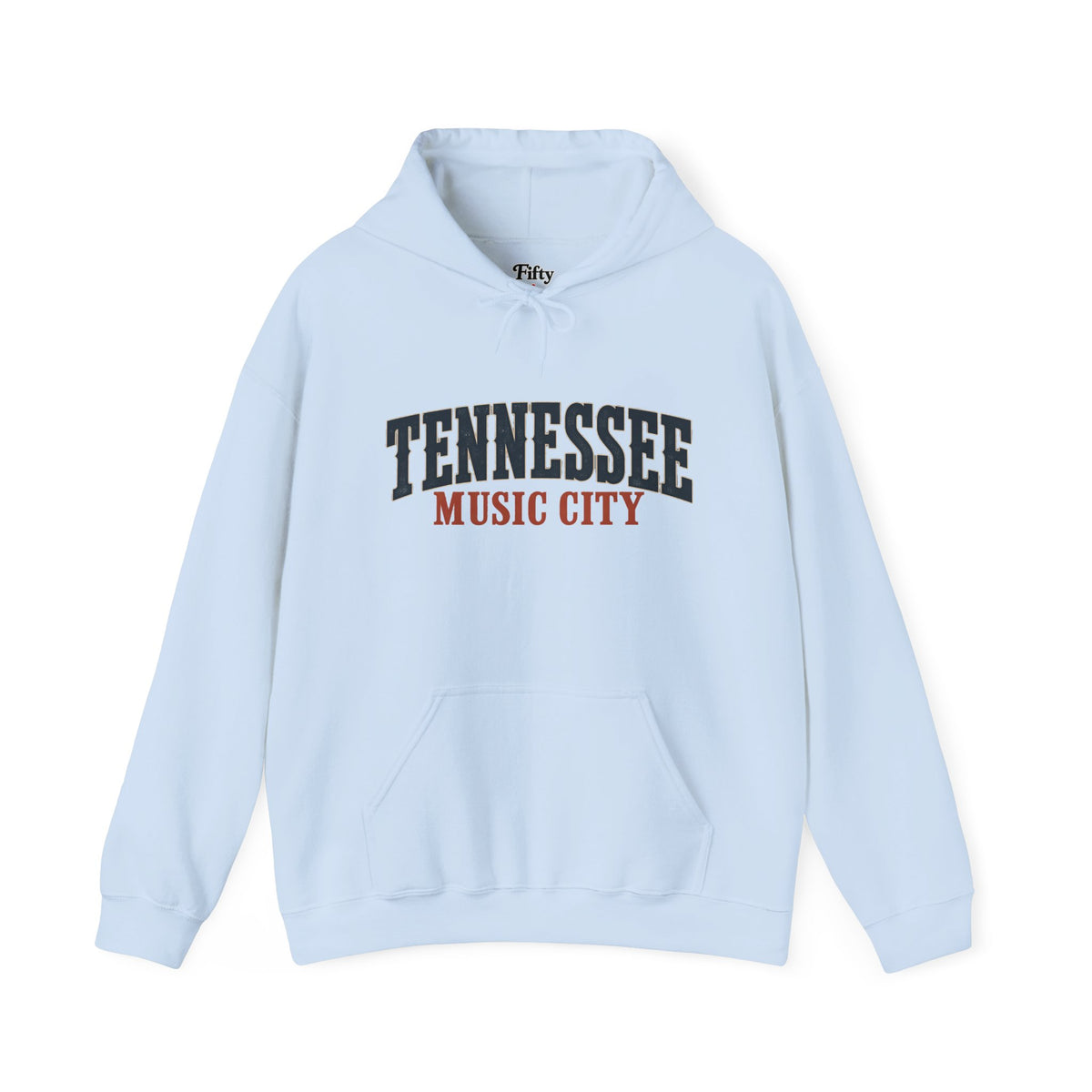 Tennessee Music City Unisex Hoodie State Name Graphic