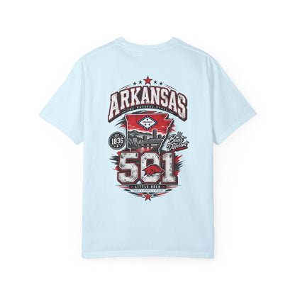 Arkansas 501 Unisex Comfort Color 1717 Streetwear Graphic Tee