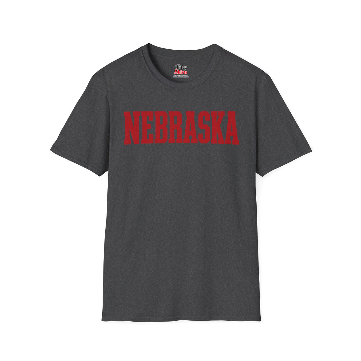 Nebraska Unisex Softstyle T Shirt State Name Graphic Tee
