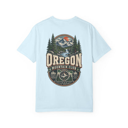 Oregon Mountain Club Unisex Comfort Color 1717 Streetwear Graphic Tee