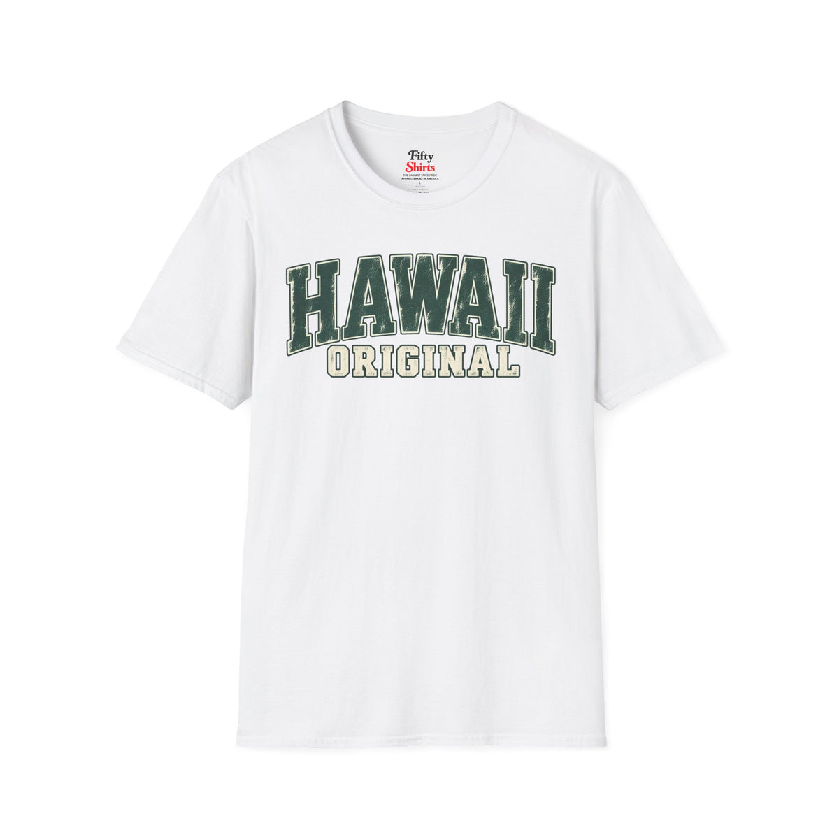Hawaii Original Unisex Softstyle T Shirt State Name Graphic Tee