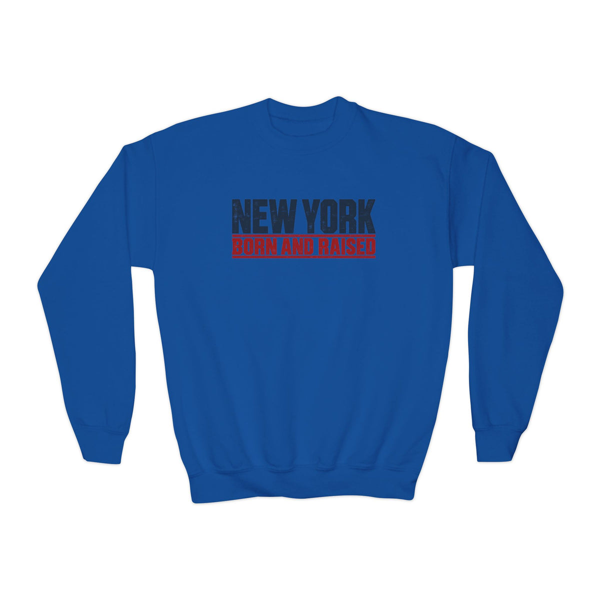 New York Born and Raised Workwear Unisex Crewneck Sweatshirt Graphic