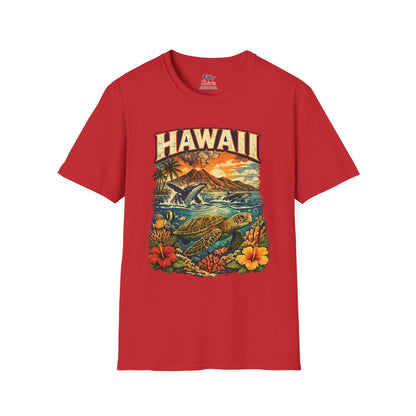 Hawaii Wildlife Unisex Softstyle T Shirt State Pride Graphic Tee Collections FS03
