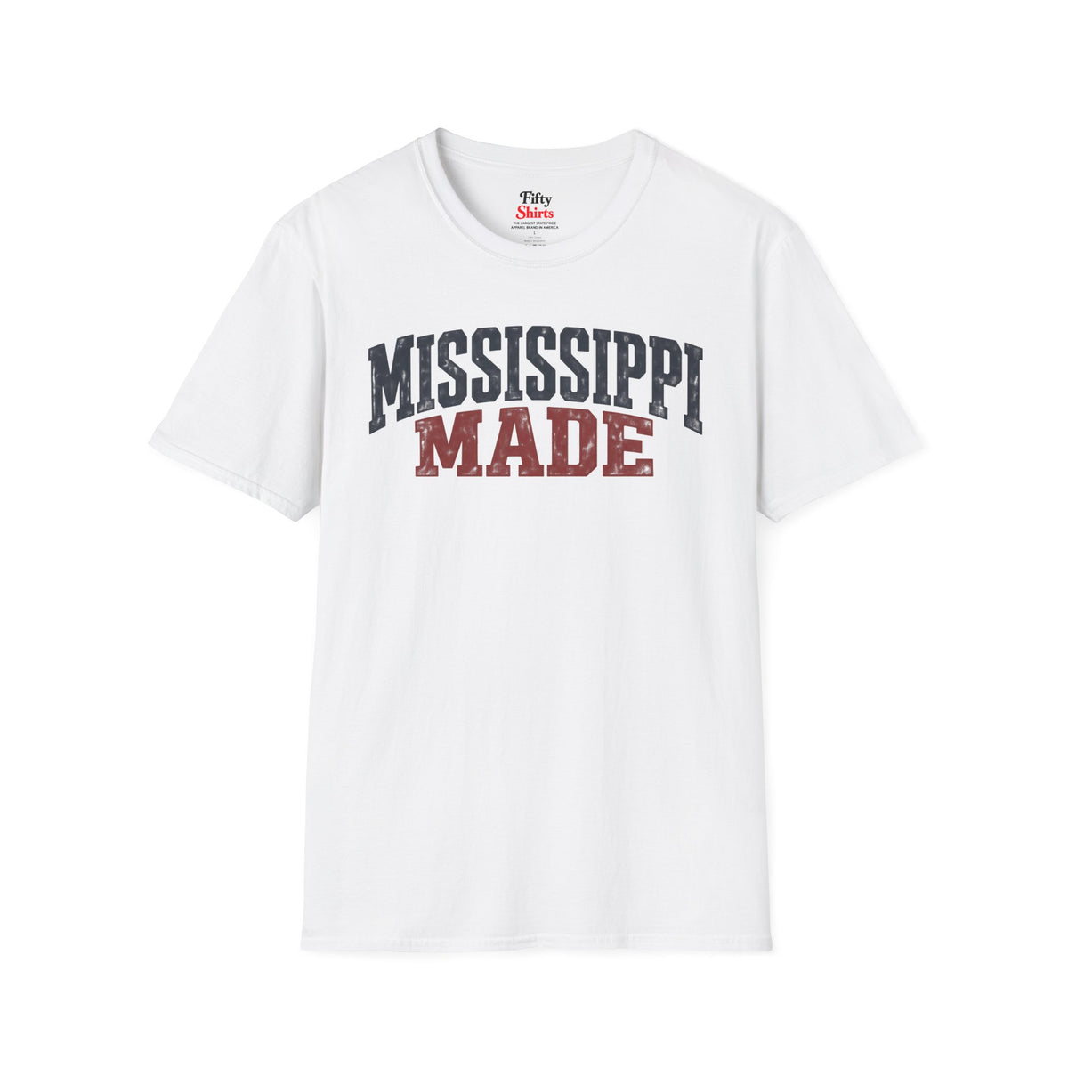 Mississippi Made Unisex Softstyle T Shirt State Name Graphic Tee