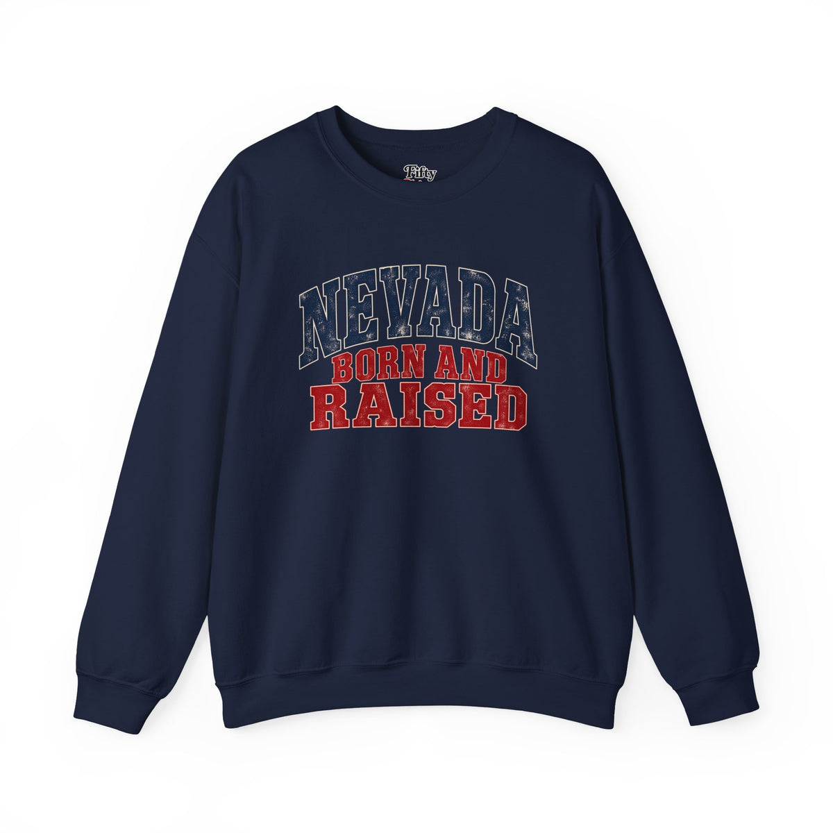 Nevada Born and Raised Desert Heritage Unisex Sweatshirt Graphic