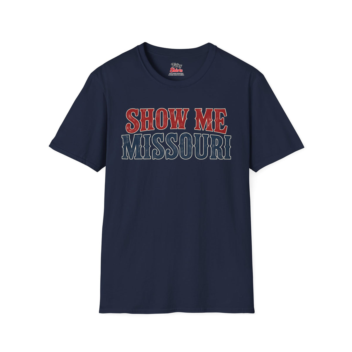 Show Me Missouri Unisex Softstyle T Shirt State Name Graphic Tee