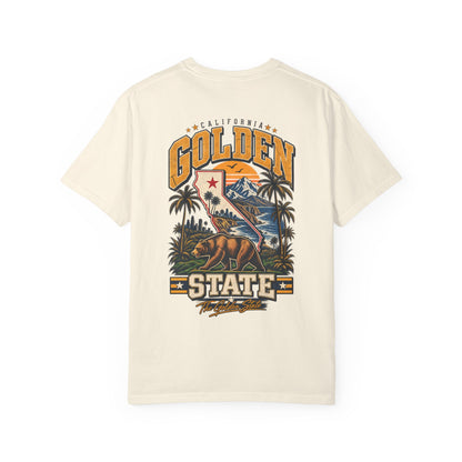 California Golden State Streetwear  Unisex Comfort Color 1717 Streetwear Graphic Tee