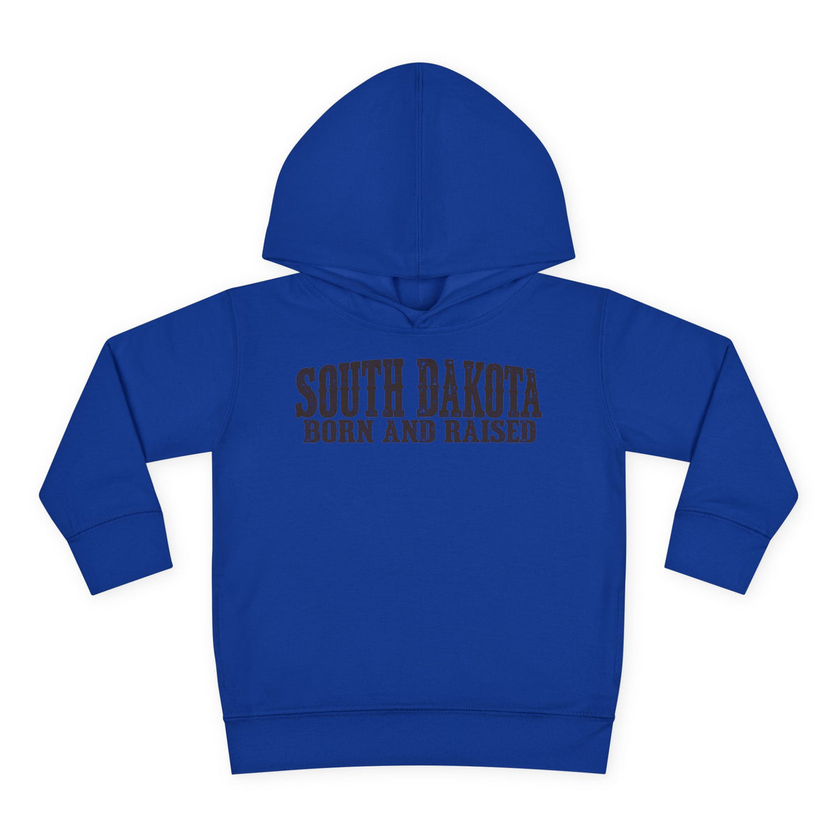 South Dakota Born and Raised Western Heritage Unisex Toddler Pullover Fleece Hoodie