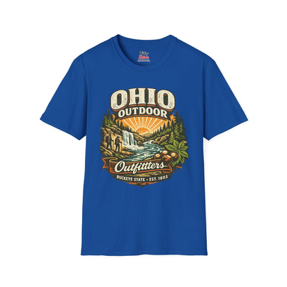Ohio Outdoor Outfitters Unisex Softstyle T Shirt State Pride Graphic Tee Collections FS03