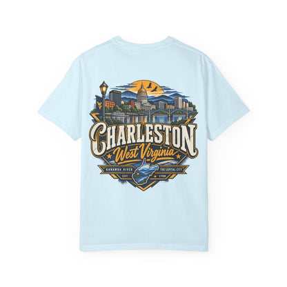 Charleston West Virginia Unisex Comfort Color 1717 Streetwear Graphic Tee