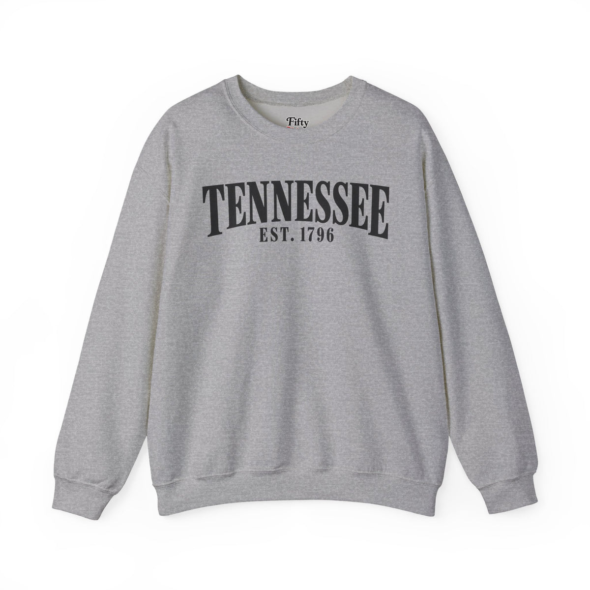 Tennessee Est.1796 Unisex Crewneck Sweatshirt State Name Graphic
