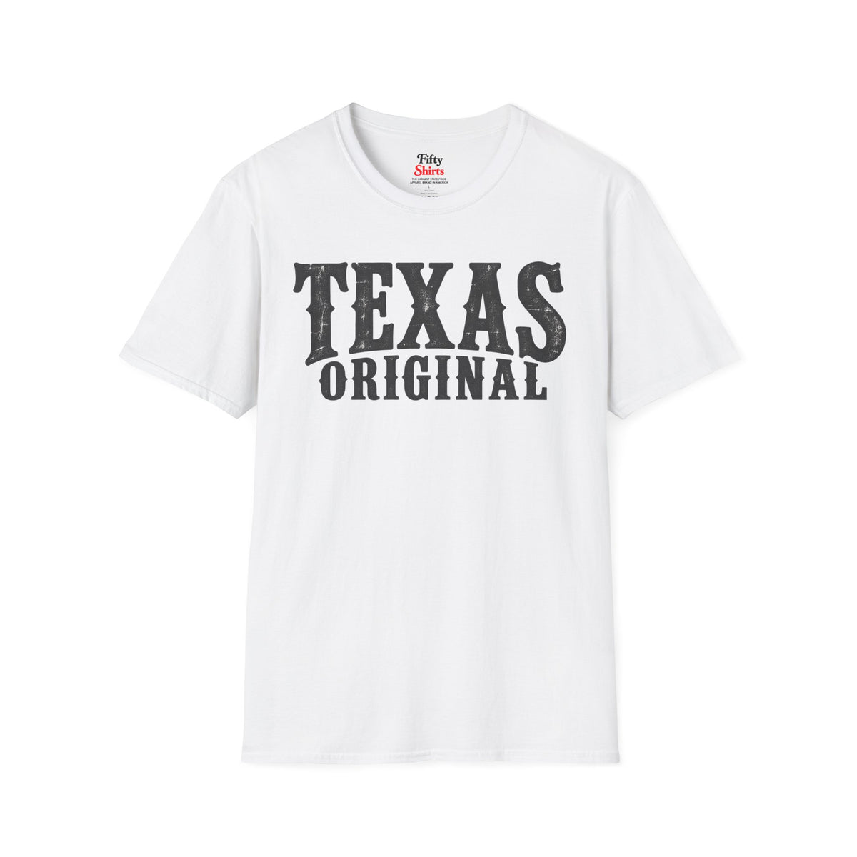 Texas Original Unisex Softstyle T Shirt State Name Graphic Tee