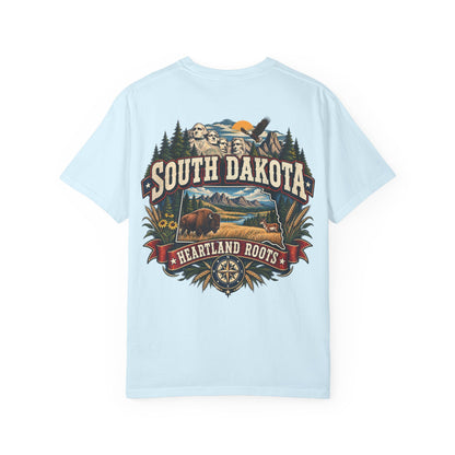 South Dakota Heartland Roots Unisex Comfort Color 1717 Streetwear Graphic Tee