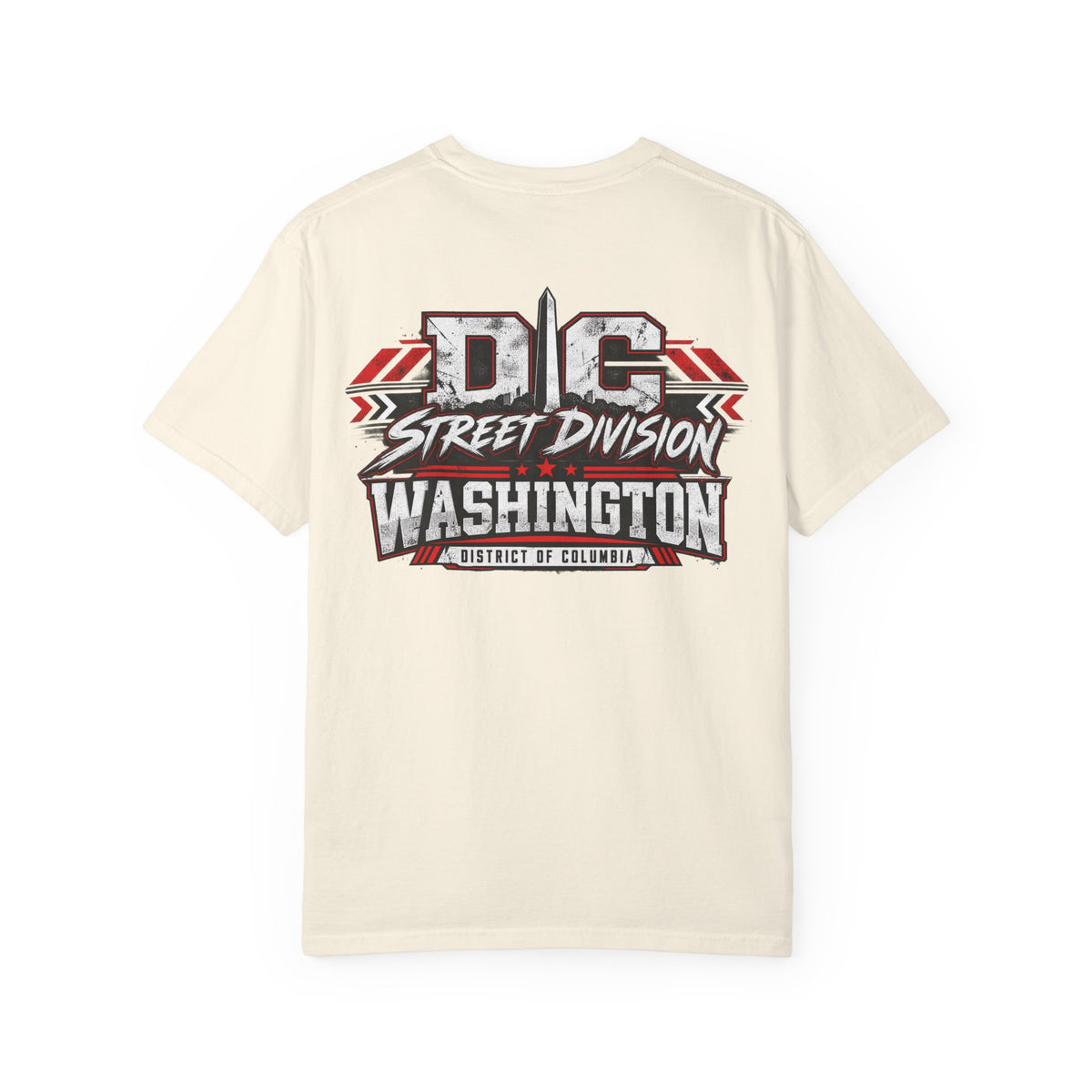 Washington DC Street Division Unisex Comfort Color 1717 Streetwear Graphic Tee