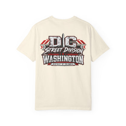 Washington DC Street Division Unisex Comfort Color 1717 Streetwear Graphic Tee