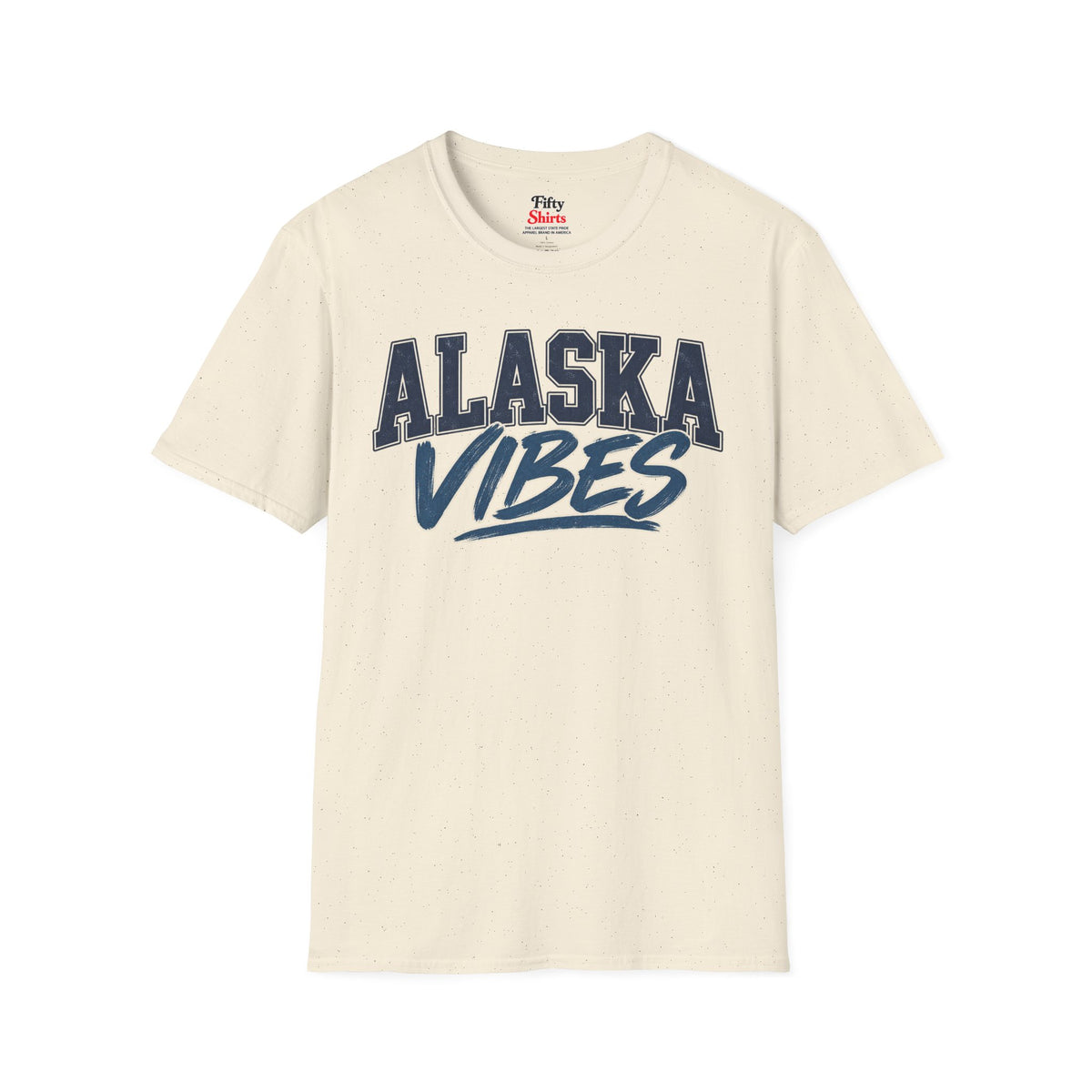 Alaska Vibes Unisex Softstyle T Shirt State Name Graphic Tee