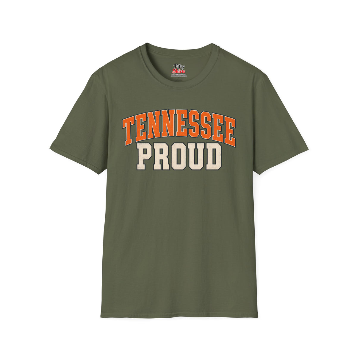 Tennessee Proud Unisex Softstyle T Shirt State Name Graphic Tee