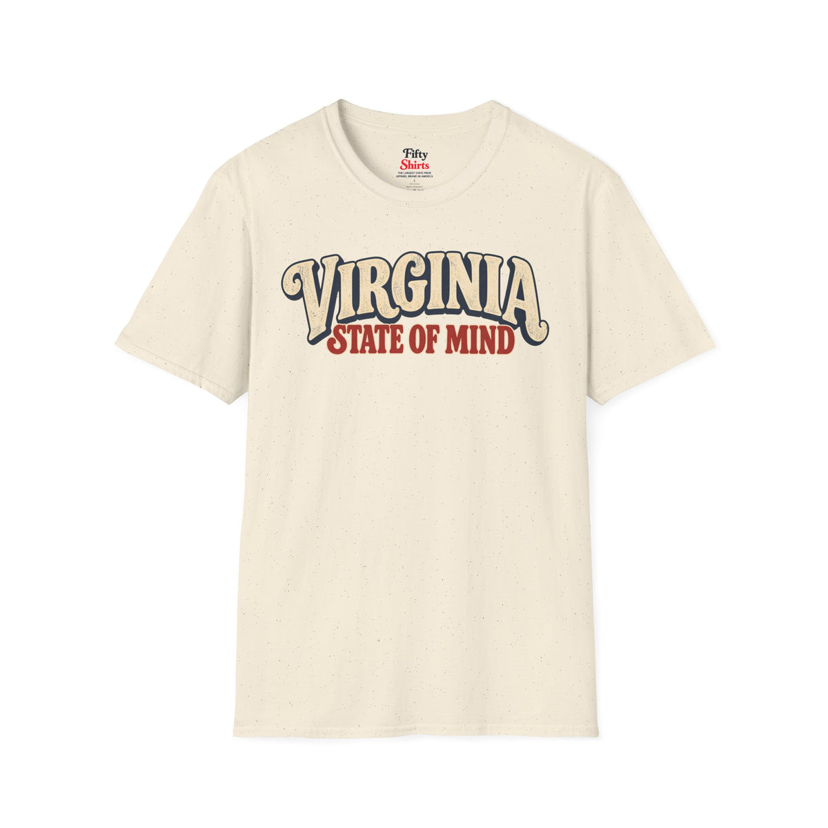 Virginia State of Mind Unisex Softstyle T Shirt State Name Graphic Tee