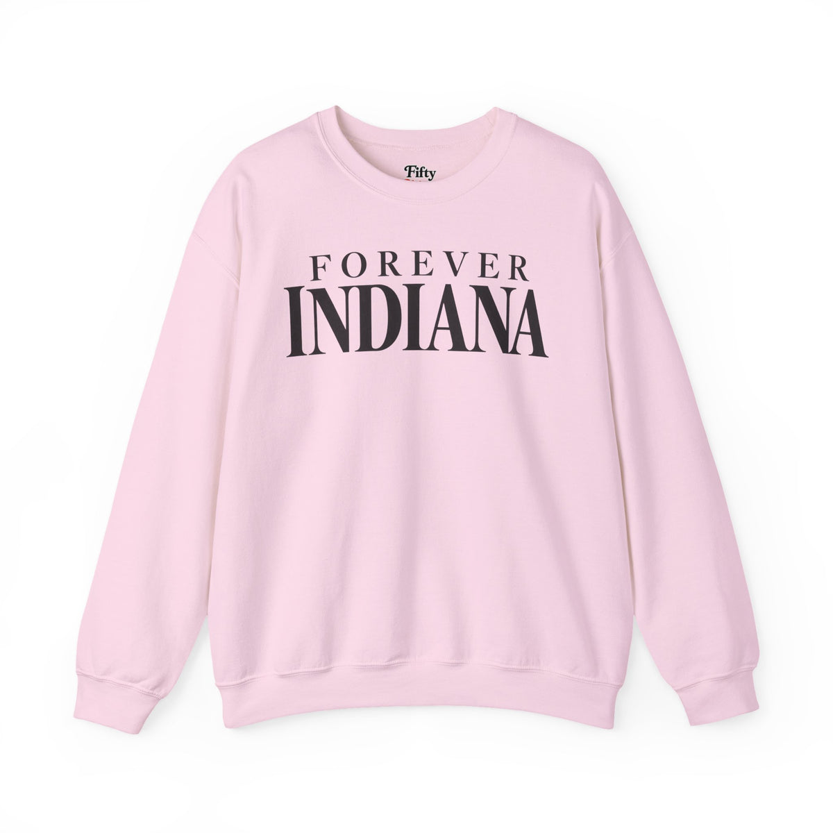 Forever Indiana Unisex Crewneck Sweatshirt State Name Graphic
