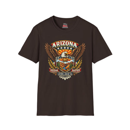 Arizona Americana Eagle Unisex Softstyle T Shirt State Pride Graphic Tee Collections FS03