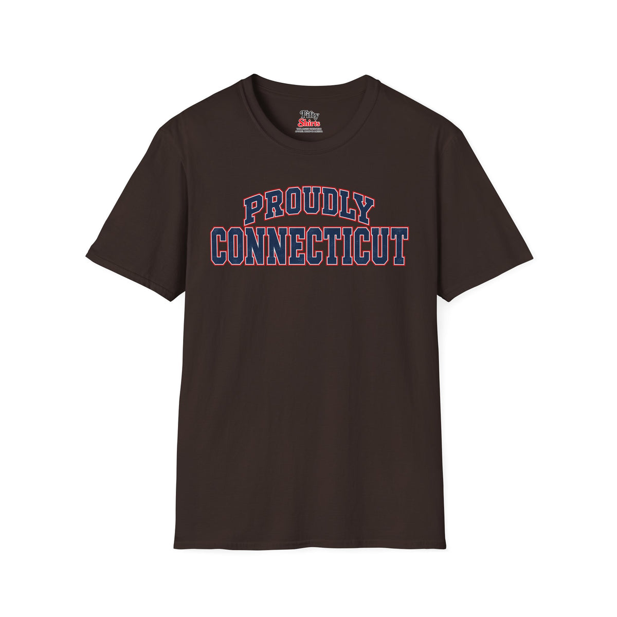 Proudly Connecticut Unisex Softstyle T Shirt State Name Graphic Tee