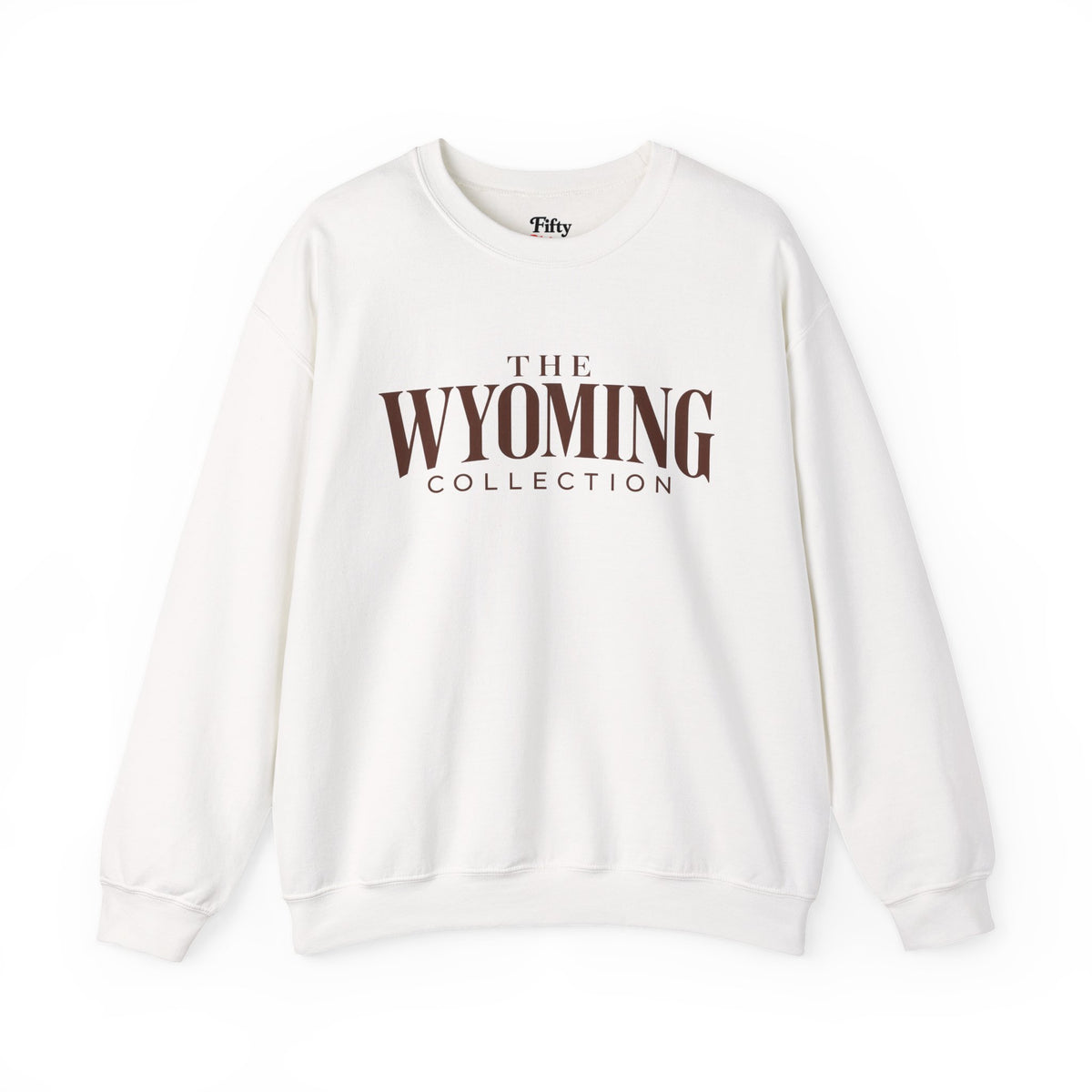 The Wyoming Collection Unisex Crewneck Sweatshirt State Name Graphic