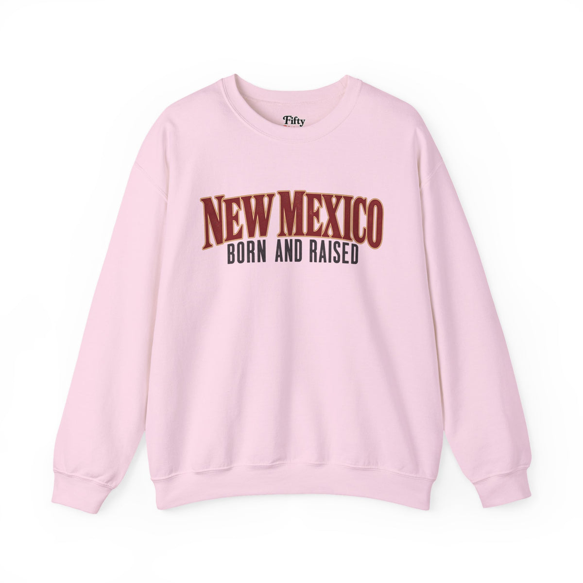 New Mexico Born and Raised Premium Heritage Unisex Sweatshirt Graphic