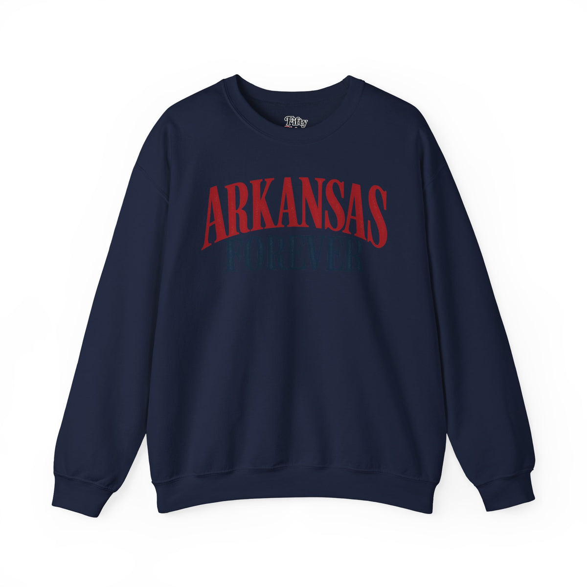 Arkansas Forever Unisex Crewneck Sweatshirt State Name Graphic