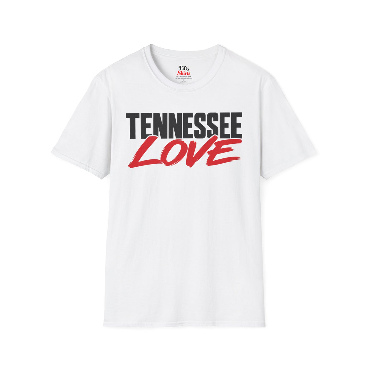 Tennessee Love Unisex Softstyle T Shirt State Name Graphic Tee