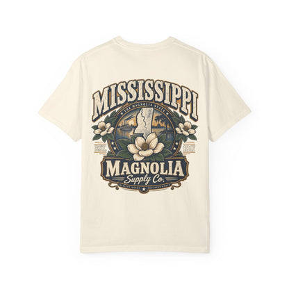 Mississippi Magnolia Supply Co. Unisex Comfort Color 1717 Streetwear Graphic Tee