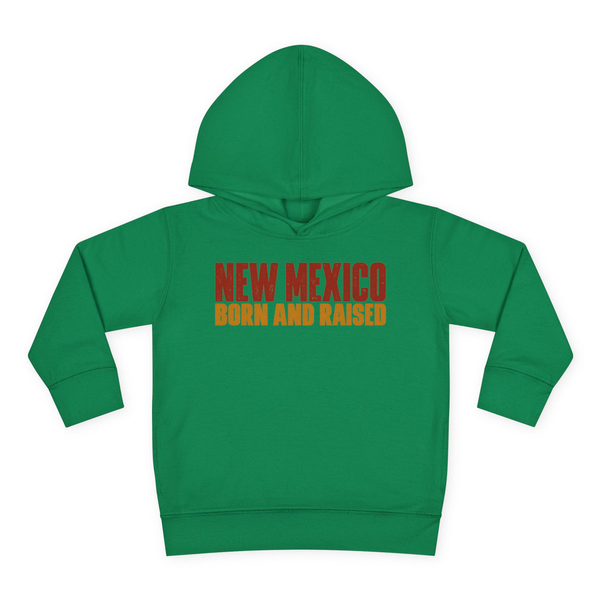 New Mexico Born and Raised Minimal Vintage Unisex Toddler Pullover Fleece Hoodie